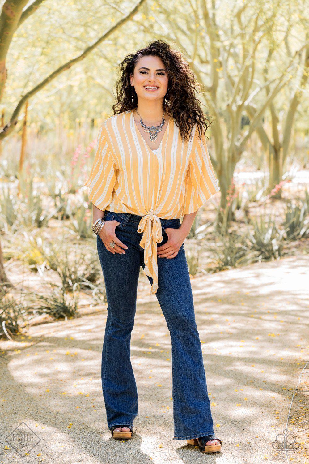 Sunset Sightings Complete Trend Blend (4 pc set) June 2019 - Paparazzi Accessories Fashion Fix- Set Collage - CarasShop.com - Paparazzi Jewelry by Cara Jewels
