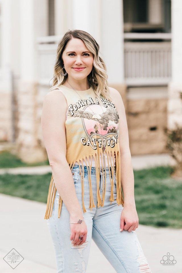 Sunset Sightings Complete Trend Blend (4 pc set) May 2018 - Paparazzi Accessories Fashion Fix- Set Collage - CarasShop.com - Paparazzi Jewelry by Cara Jewels