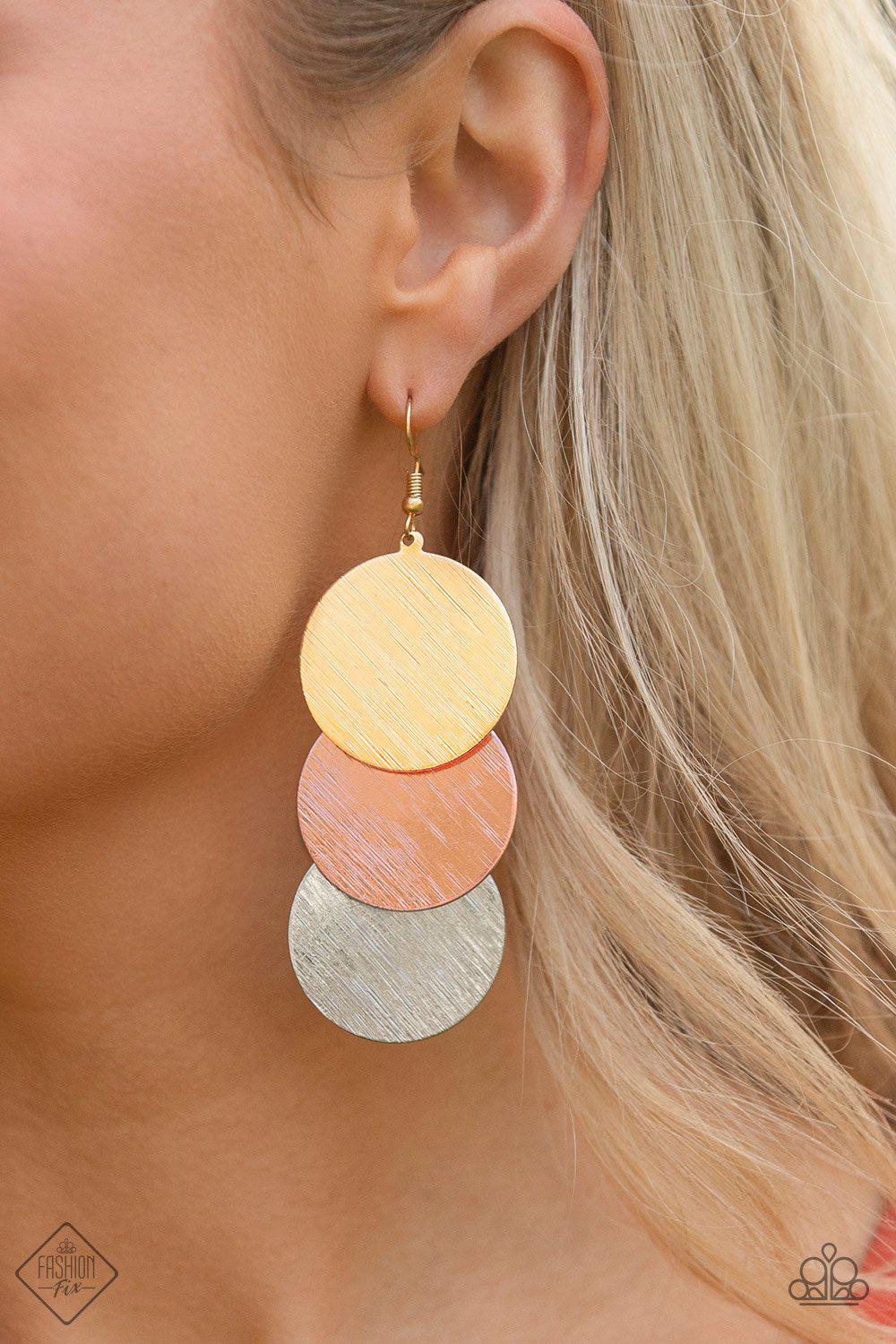 Sunset Sightings Complete Trend Blend (4 pc set) May 2020 - Paparazzi Accessories Fashion Fix- Earrings - CarasShop.com - Paparazzi Jewelry by Cara Jewels