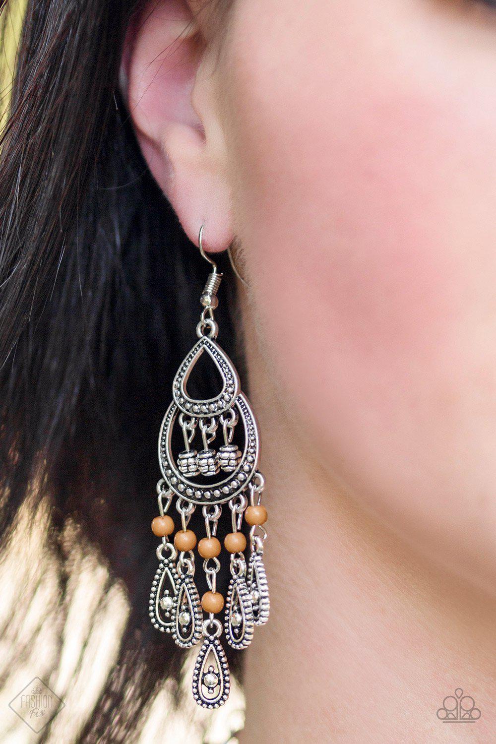 Sunset Sightings Complete Trend Blend (4 pc set) September 2018 - Paparazzi Accessories Fashion Fix- Earrings - CarasShop.com - Paparazzi Jewelry by Cara Jewels