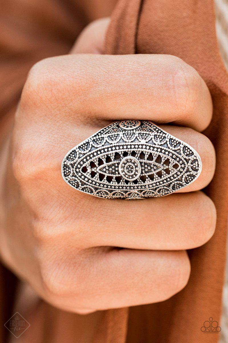 Sunset Sightings Complete Trend Blend (4 pc set) September 2019 - Paparazzi Accessories Fashion Fix- Ring - CarasShop.com - Paparazzi Jewelry by Cara Jewels