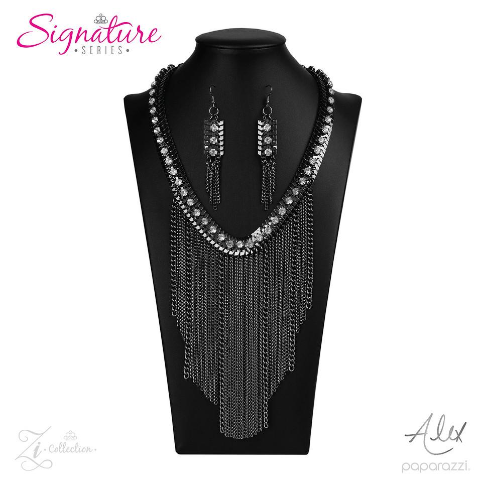 The Alex 2020 Zi Signature Collection Necklace - Paparazzi Accessories- lightbox - CarasShop.com - Paparazzi Jewelry by Cara Jewels
