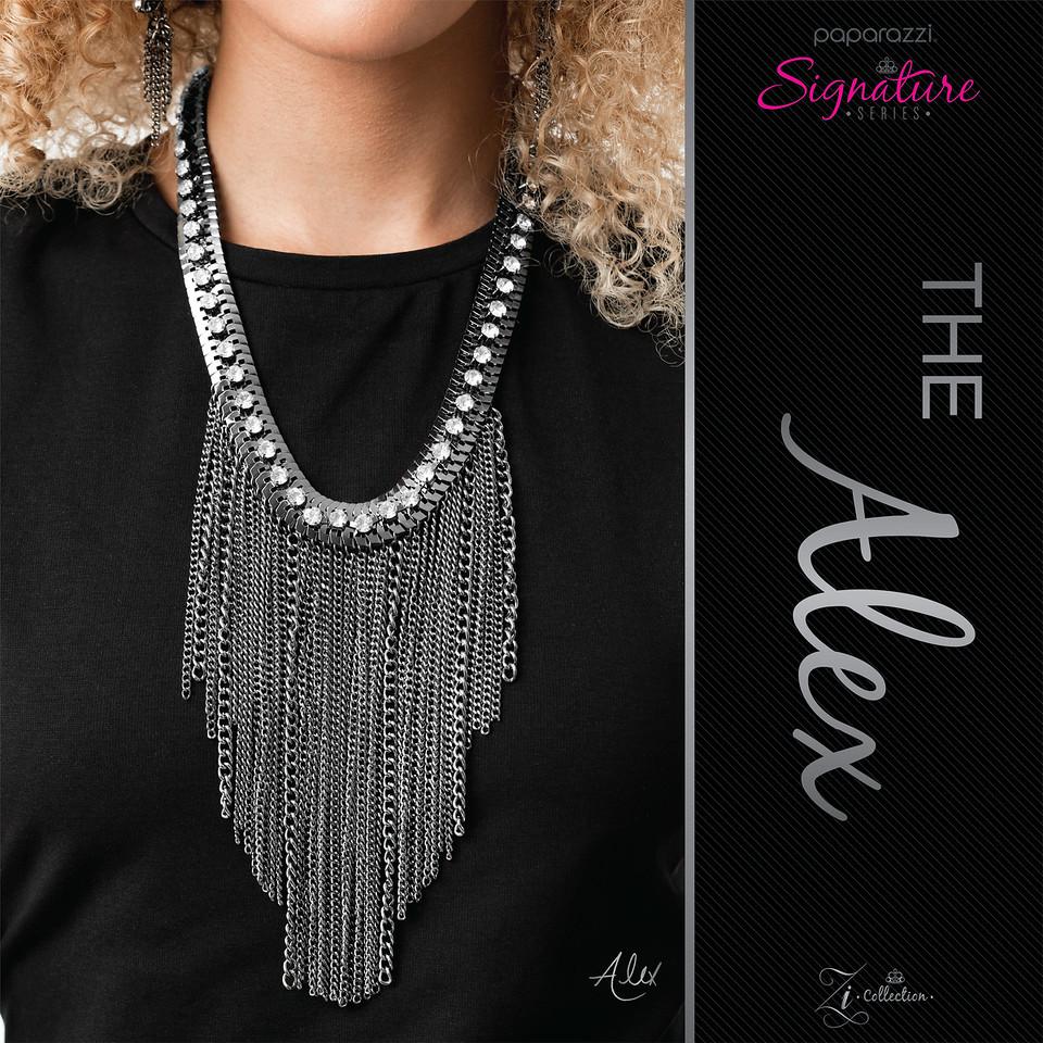 The Alex 2020 Zi Signature Collection Necklace - Paparazzi Accessories- lightbox - CarasShop.com - Paparazzi Jewelry by Cara Jewels
