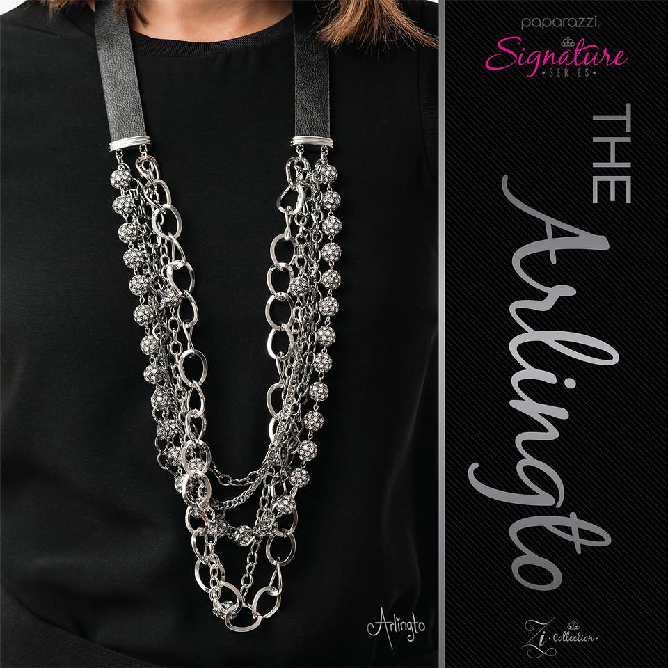 The Arlingto 2020 Zi Signature Collection Necklace - Paparazzi Accessories- lightbox - CarasShop.com - Paparazzi Jewelry by Cara Jewels