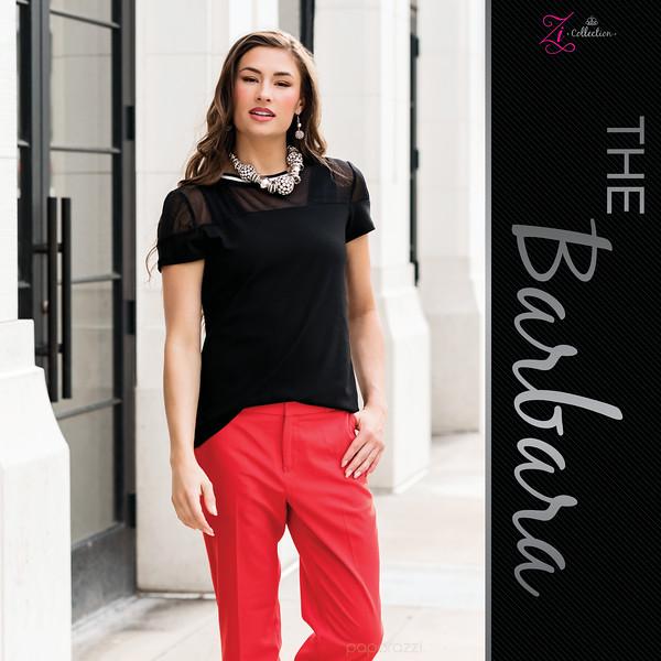 The Barbara 2019 Zi Signature Collection Necklace - Paparazzi Accessories - free matching earrings -CarasShop.com - Paparazzi Jewelry by Cara Jewels