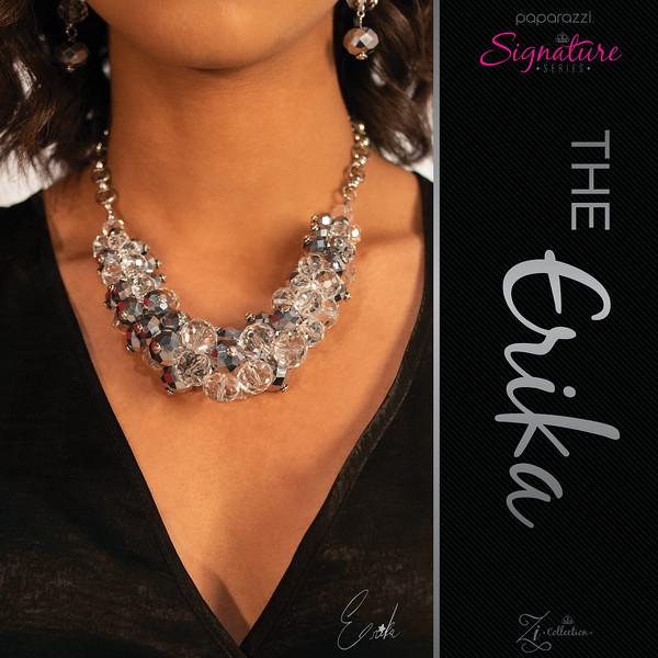 The Erika 2018 Zi Signature Collection Necklace - Paparazzi Accessories- lightbox - CarasShop.com - Paparazzi Jewelry by Cara Jewels