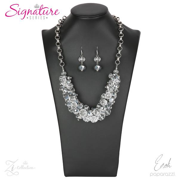 The Erika 2018 Zi Signature Collection Necklace - Paparazzi Accessories- on model - CarasShop.com - Paparazzi Jewelry by Cara Jewels