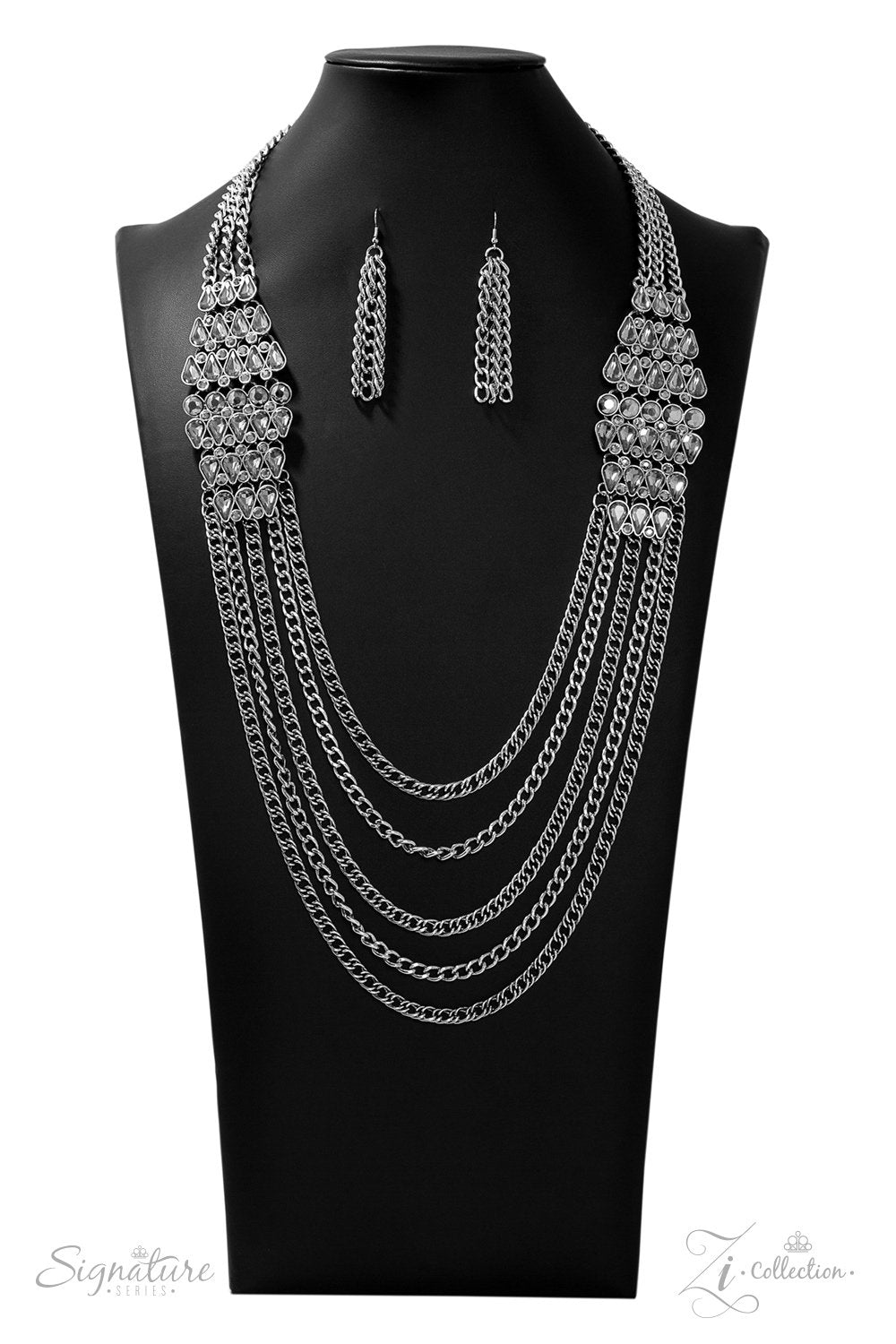 The Erika 2019 Zi Signature Collection Necklace - Paparazzi Accessories- lightbox - CarasShop.com - Paparazzi Jewelry by Cara Jewels