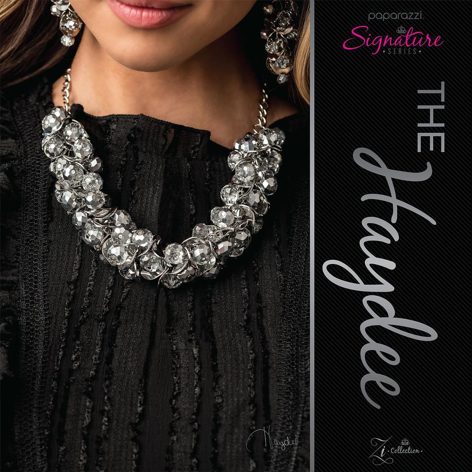The Haydee 2020 Zi Signature Collection Necklace - Paparazzi Accessories- on model - CarasShop.com - Paparazzi Jewelry by Cara Jewels