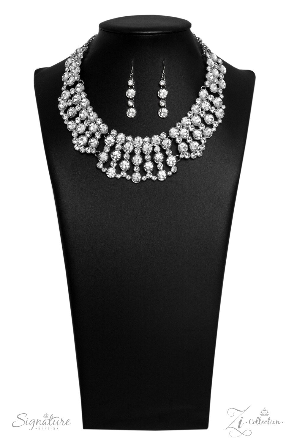 The Heather 2019 Zi Signature Collection Necklace - Paparazzi Accessories - free matching earrings -CarasShop.com - Paparazzi Jewelry by Cara Jewels