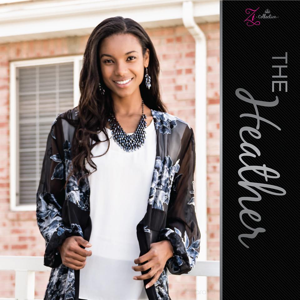 The Heather 2020 Zi Signature Collection Necklace - Paparazzi Accessories - free matching earrings -CarasShop.com - Paparazzi Jewelry by Cara Jewels