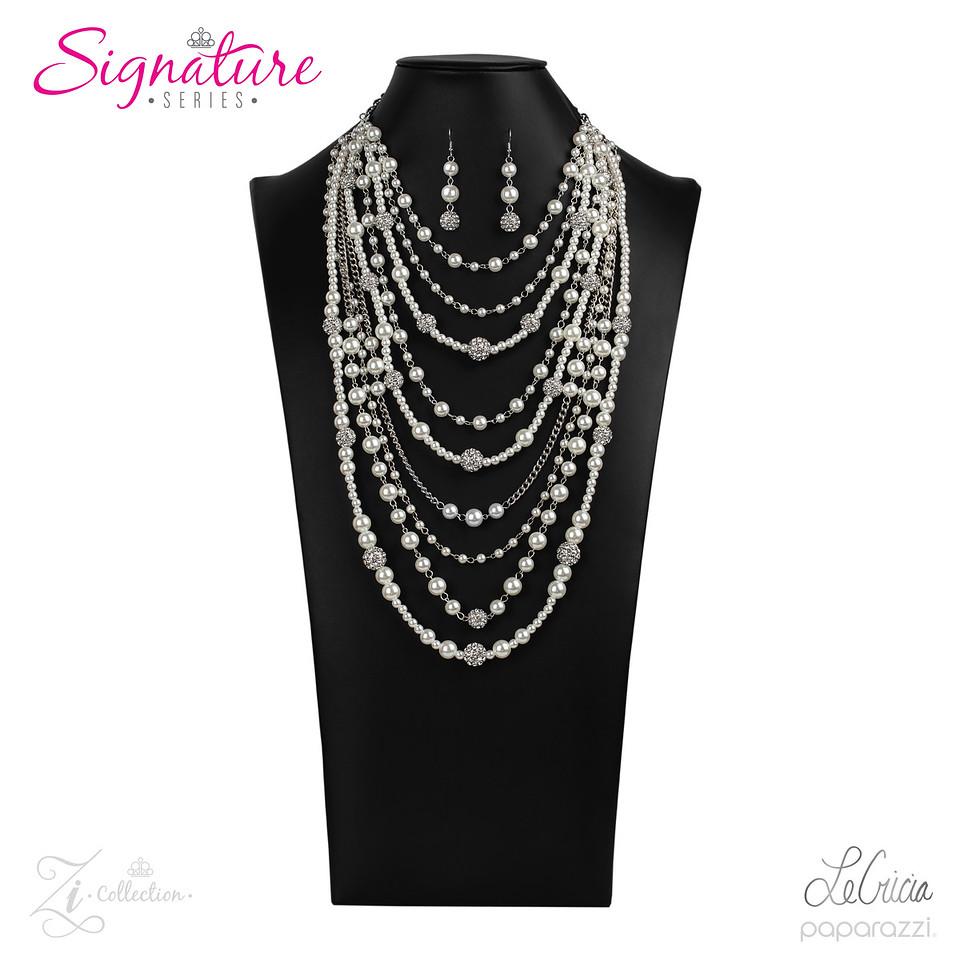 The LeCricia 2020 Zi Signature Collection Necklace - Paparazzi Accessories- lightbox - CarasShop.com - Paparazzi Jewelry by Cara Jewels
