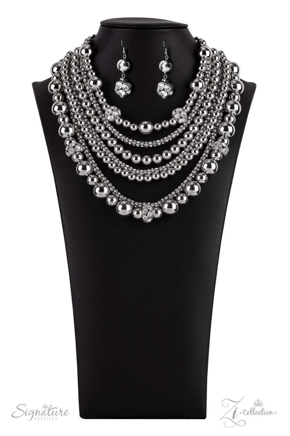 The Liberty 2021 Zi Signature Collection Necklace - Paparazzi Accessories- lightbox - CarasShop.com - Paparazzi Jewelry by Cara Jewels