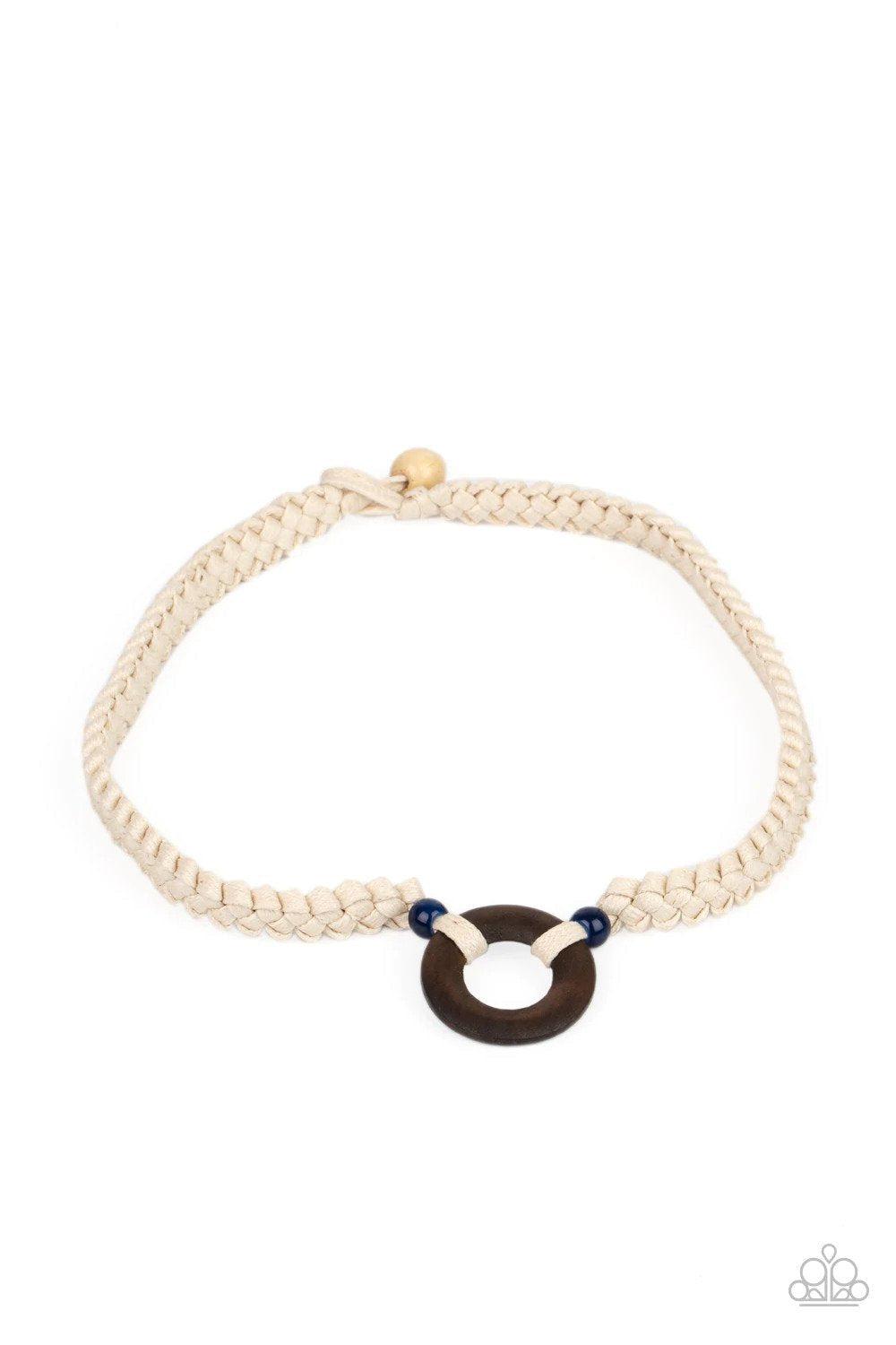 The MAINLAND Event Blue Necklace - Paparazzi Accessories- lightbox - CarasShop.com - Paparazzi Jewelry by Cara Jewels