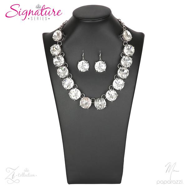 The Marissa 2018 Zi Signature Collection Necklace - Paparazzi Accessories- on model - CarasShop.com - Paparazzi Jewelry by Cara Jewels