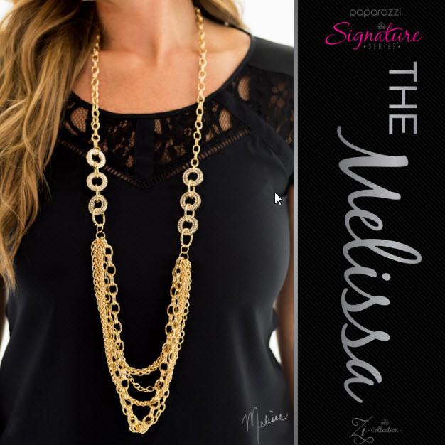 The Melissa 2017 Zi Signature Collection Necklace - Paparazzi Accessories- lightbox - CarasShop.com - Paparazzi Jewelry by Cara Jewels