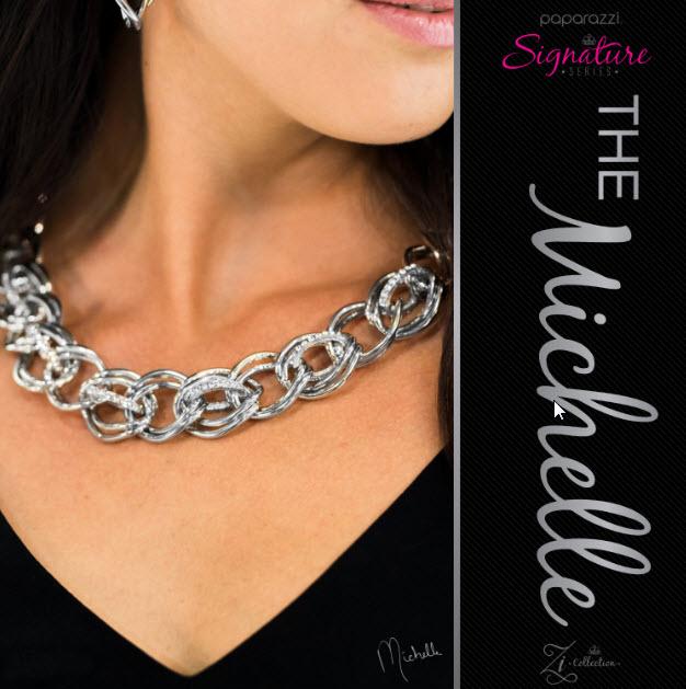 The Michelle 2017 Zi Signature Collection Necklace - Paparazzi Accessories- lightbox - CarasShop.com - Paparazzi Jewelry by Cara Jewels