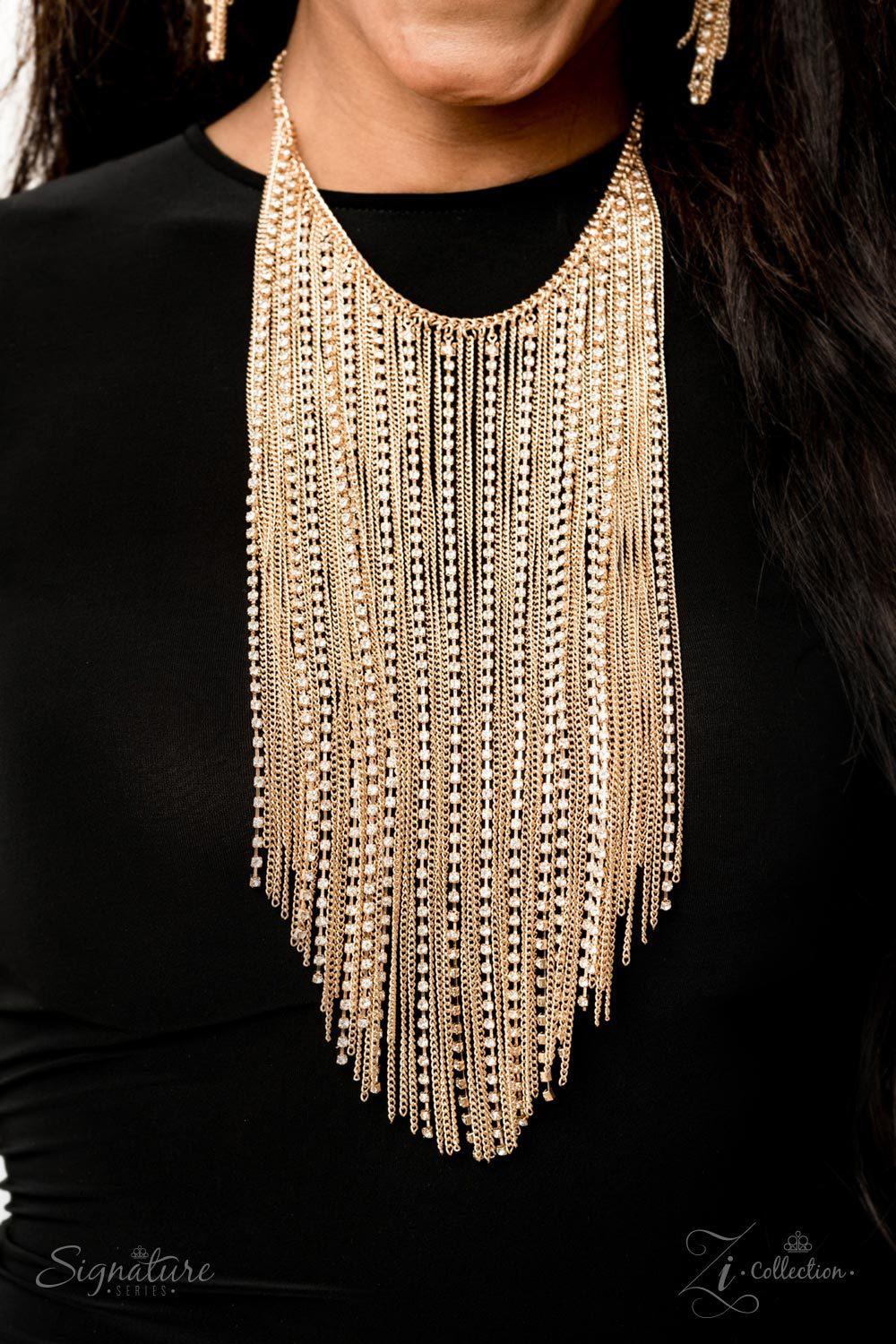 The Ramee 2019 Zi Signature Collection Necklace - Paparazzi Accessories- lightbox - CarasShop.com - Paparazzi Jewelry by Cara Jewels