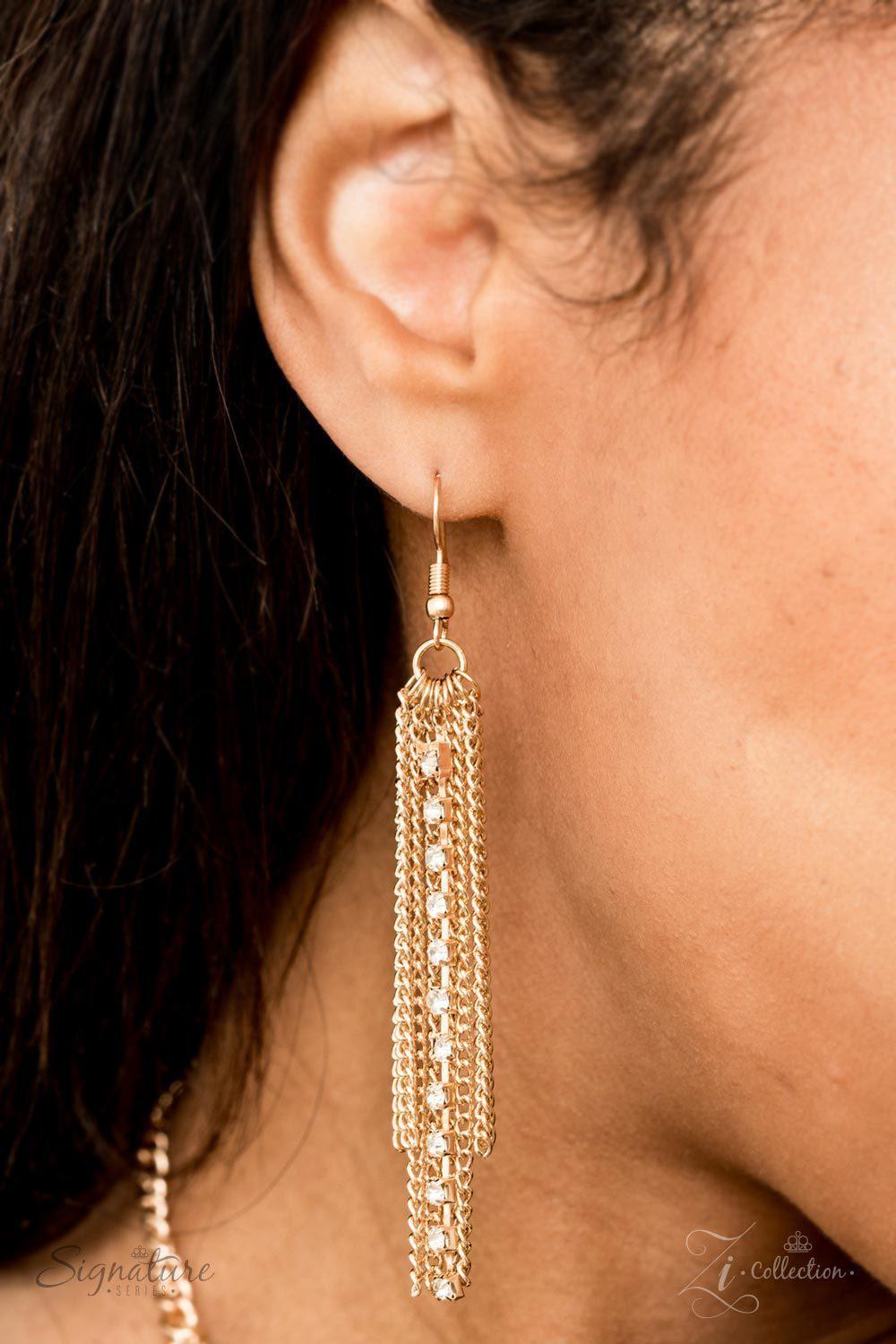 The Ramee 2019 Zi Signature Collection Necklace - Paparazzi Accessories- on model - CarasShop.com - Paparazzi Jewelry by Cara Jewels