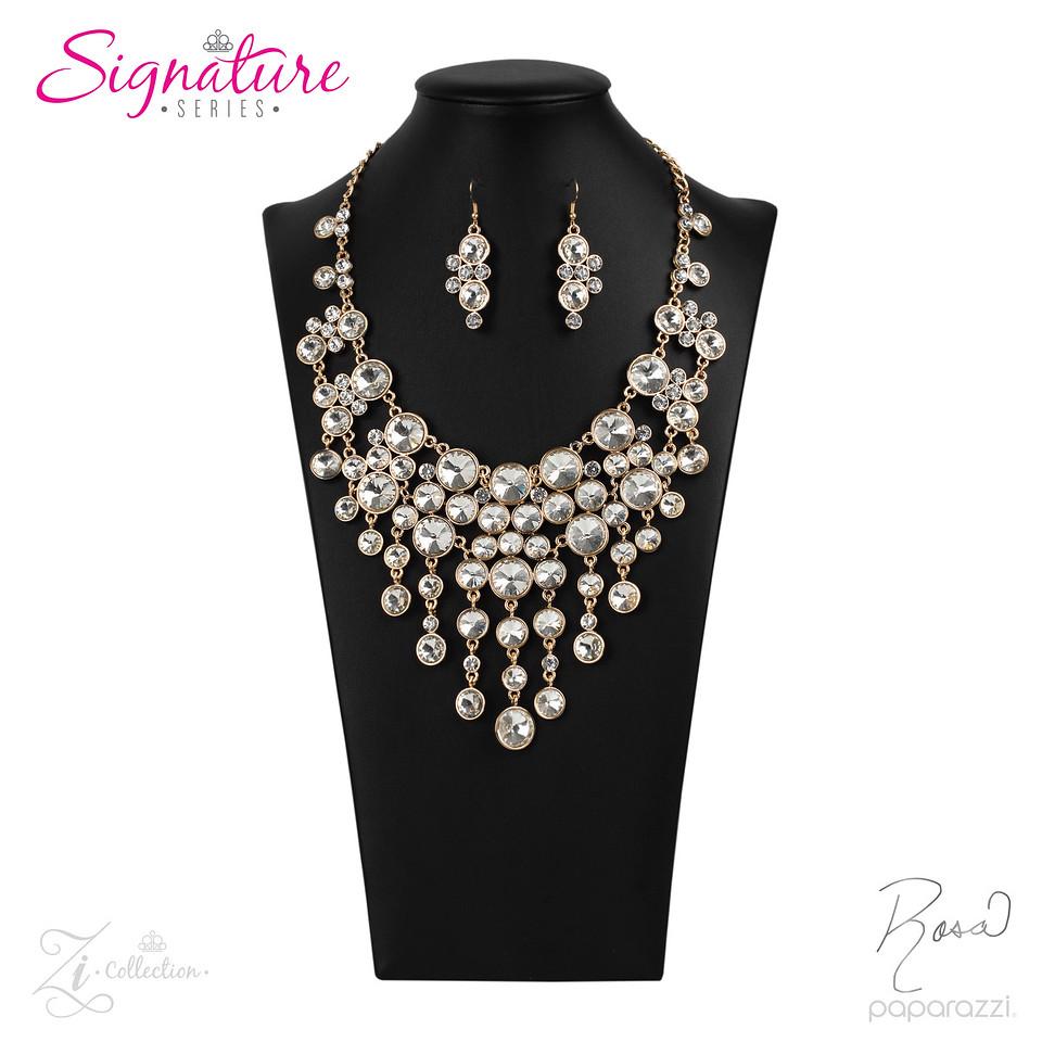 The Rosa 2020 Zi Signature Collection Necklace - Paparazzi Accessories- lightbox - CarasShop.com - Paparazzi Jewelry by Cara Jewels