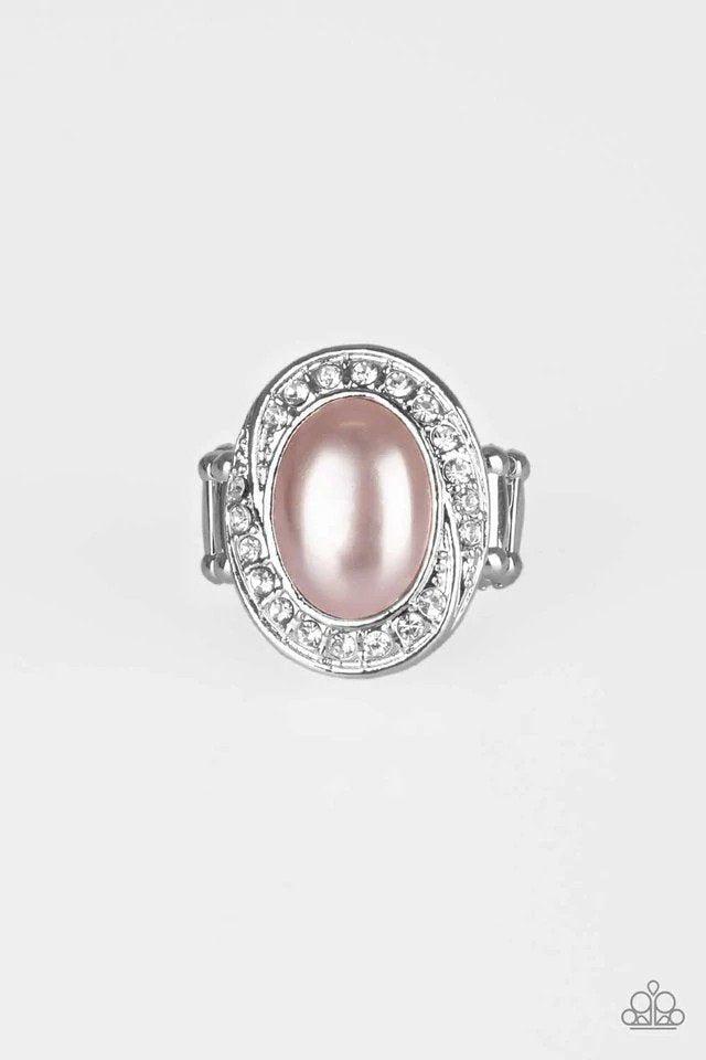 The ROYALE Treatment Pink Ring - Paparazzi Accessories- lightbox - CarasShop.com - Paparazzi Jewelry by Cara Jewels