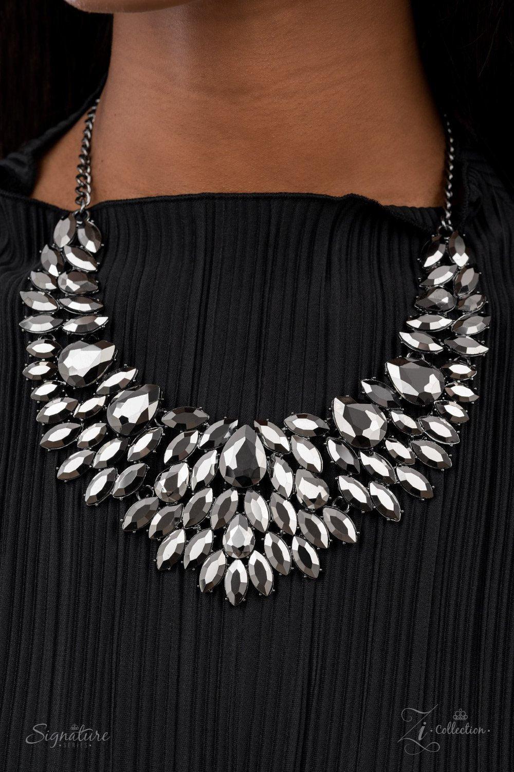 The Tanisha 2021 Zi Signature Collection Necklace - Paparazzi Accessories- lightbox - CarasShop.com - Paparazzi Jewelry by Cara Jewels