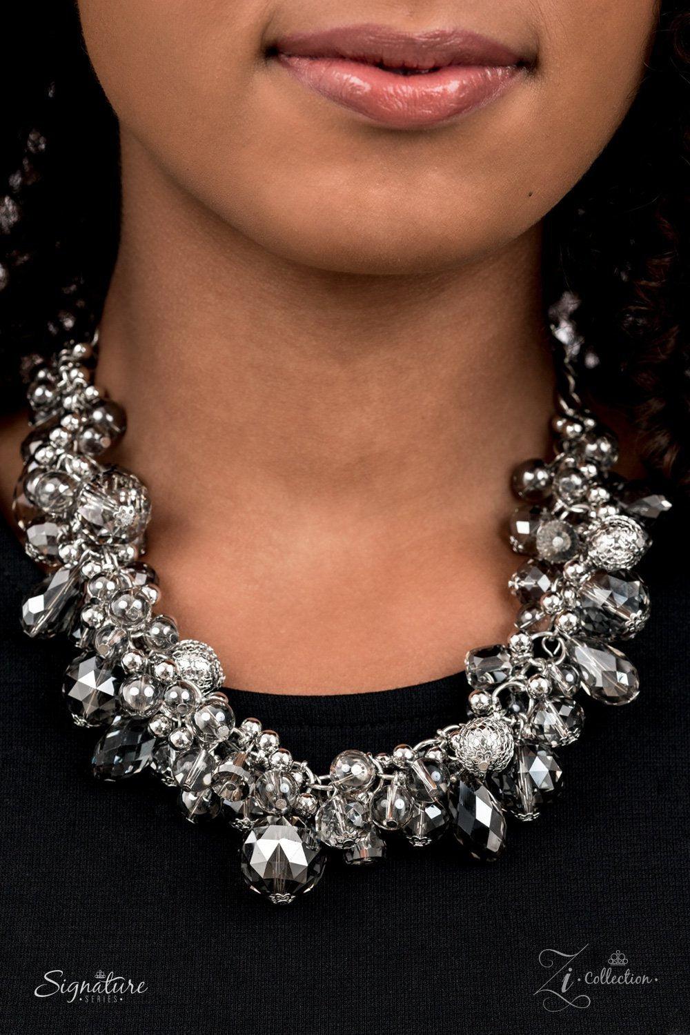 The Tommie 2021 Zi Signature Collection Necklace - Paparazzi Accessories- on model - CarasShop.com - Paparazzi Jewelry by Cara Jewels