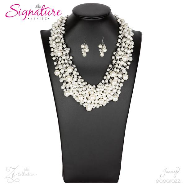 The Tracey 2018 Zi Signature Collection Necklace - Paparazzi Accessories- lightbox - CarasShop.com - Paparazzi Jewelry by Cara Jewels