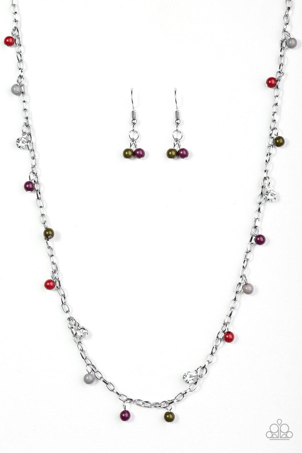 The Whole Shebang Multi Necklace - Paparazzi Accessories- lightbox - CarasShop.com - Paparazzi Jewelry by Cara Jewels