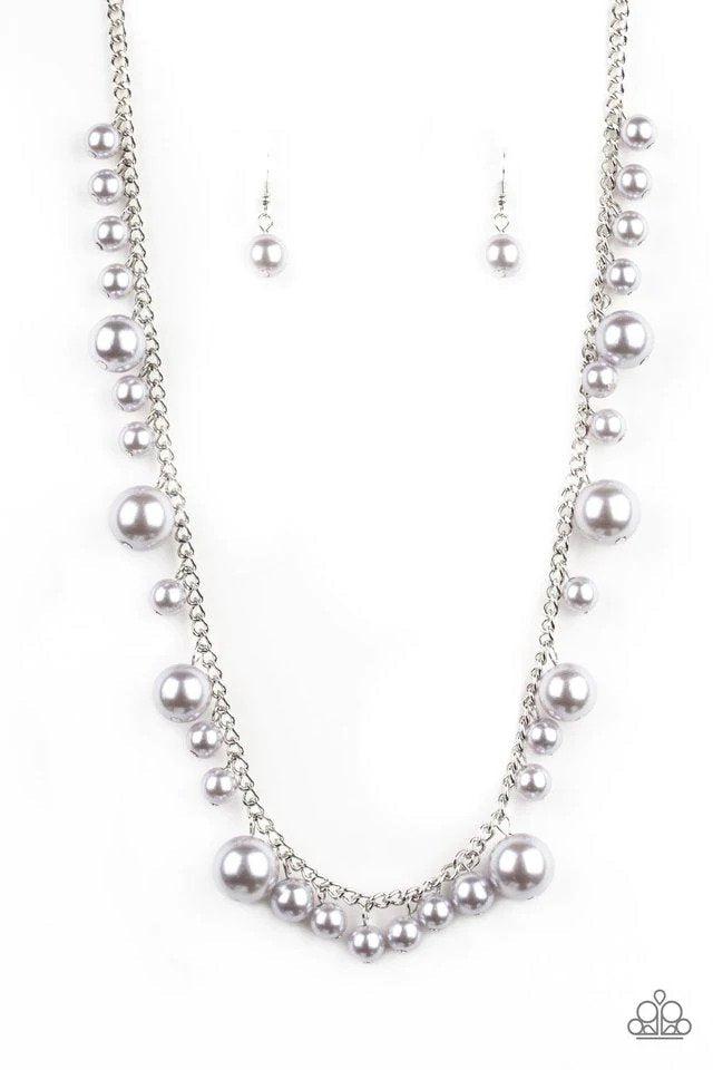 There's Always Room At The Top Silver Necklace - Paparazzi Accessories- lightbox - CarasShop.com - Paparazzi Jewelry by Cara Jewels