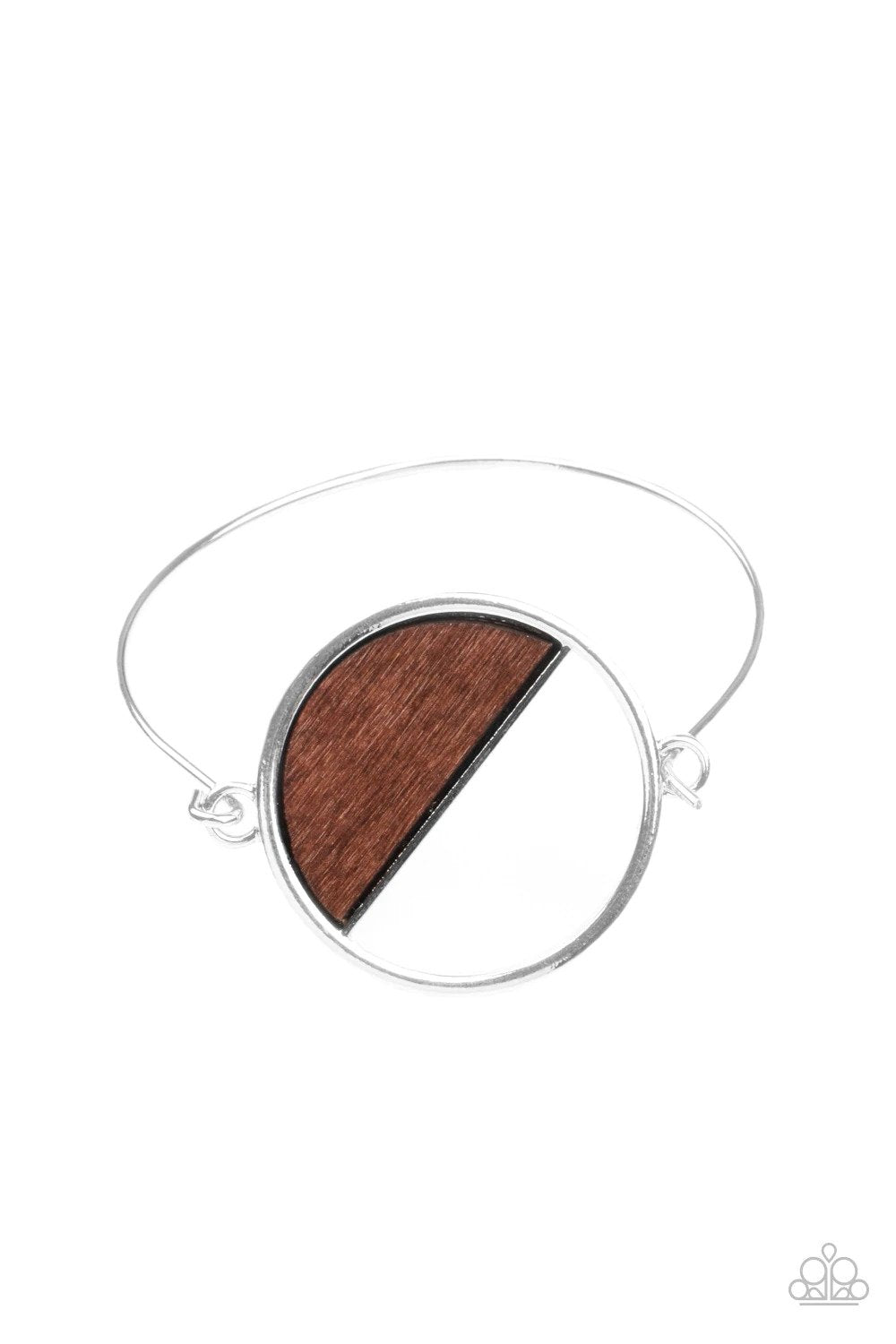 Timber Trade Brown Wood Bracelet - Paparazzi Accessories- lightbox - CarasShop.com - Paparazzi Jewelry by Cara Jewels