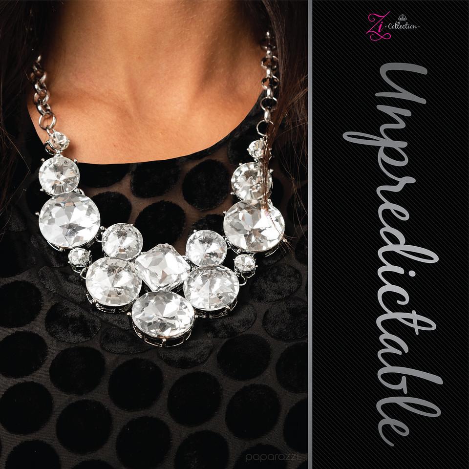 Unpredictable 2020 Zi Collection Necklace - Paparazzi Accessories- on model - CarasShop.com - Paparazzi Jewelry by Cara Jewels
