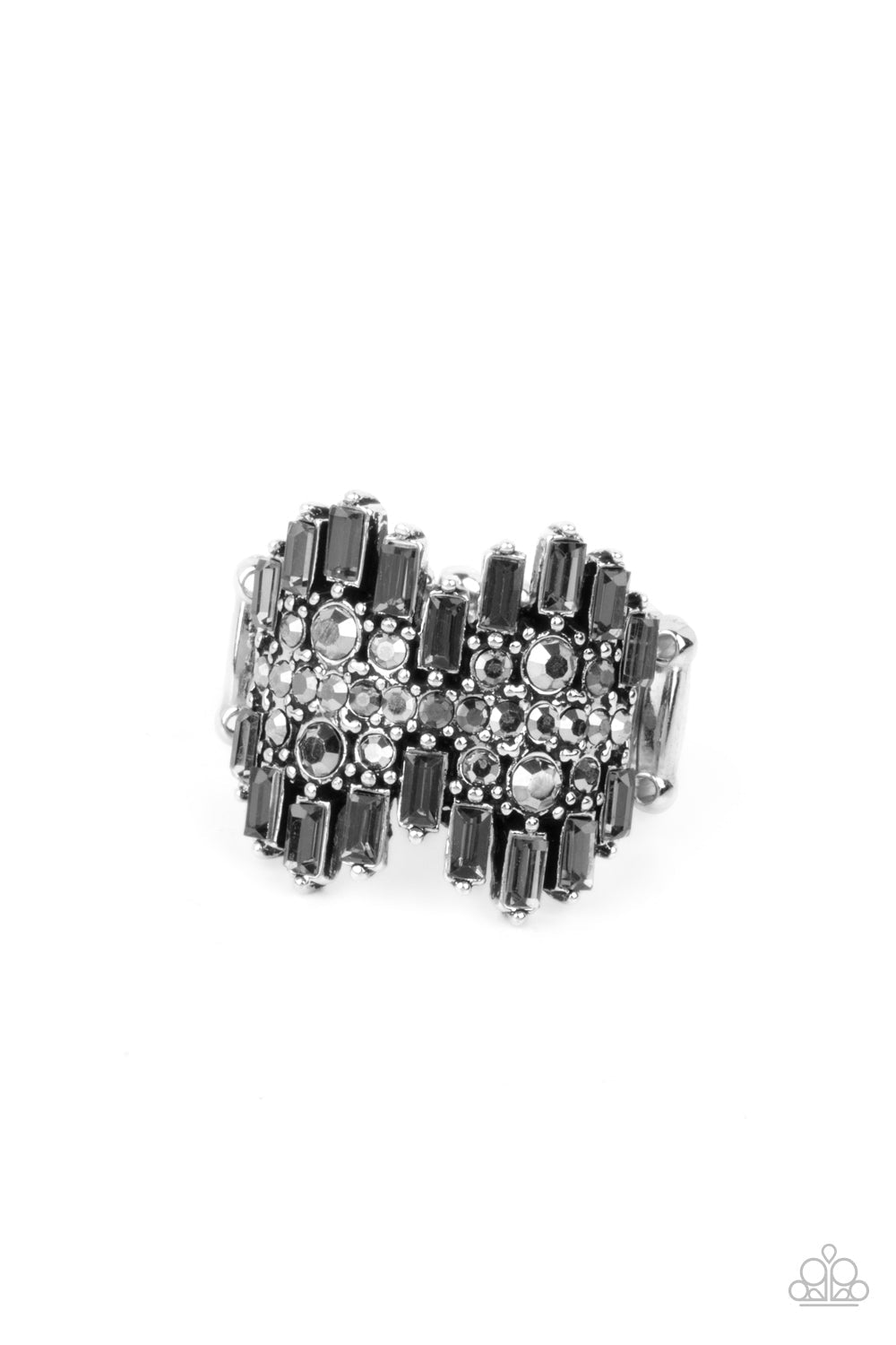 Urban Empire Silver Ring - Paparazzi Accessories- lightbox - CarasShop.com - Paparazzi Jewelry by Cara Jewels