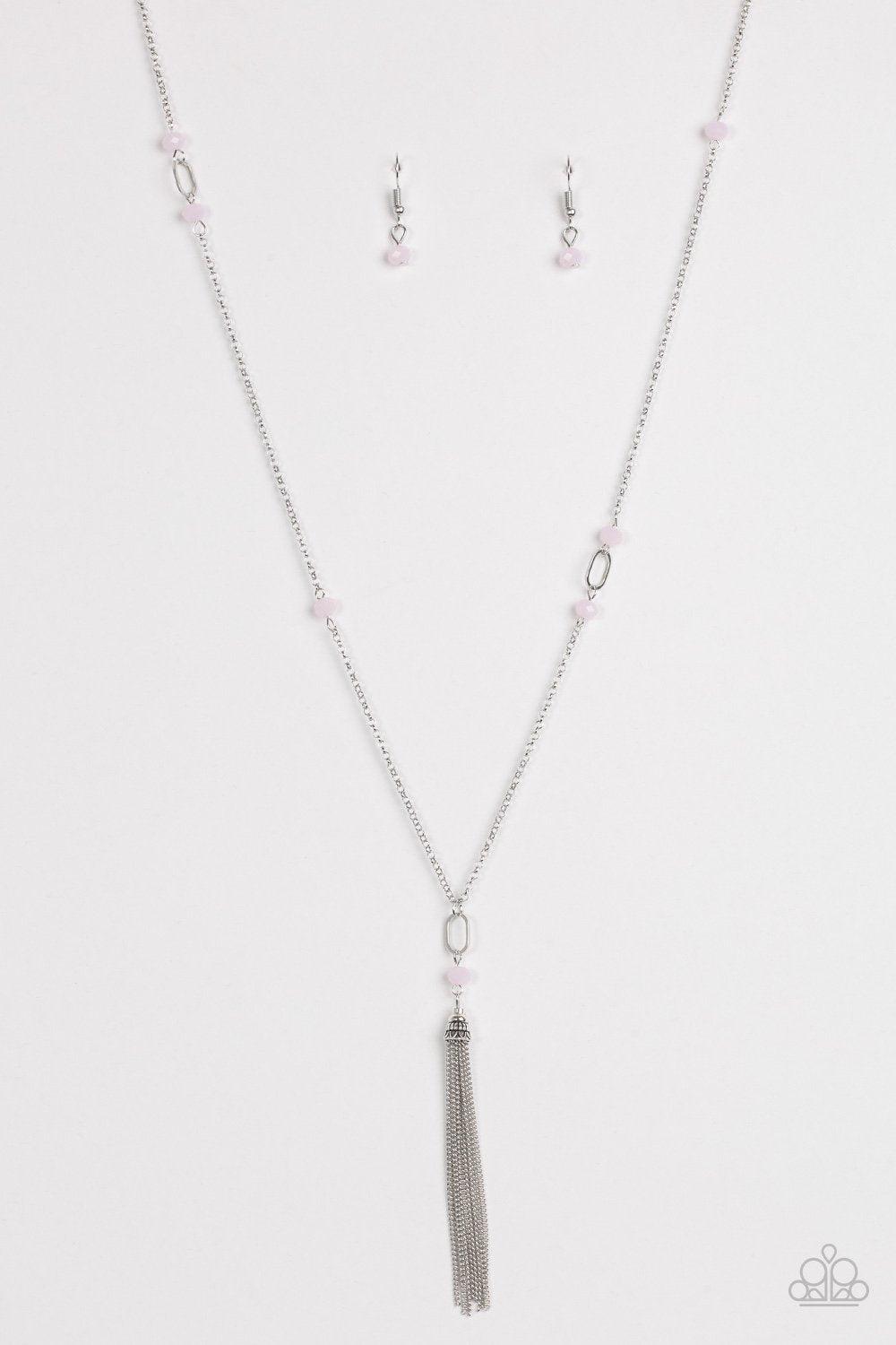 Vienna Voyage Pink Necklace - Paparazzi Accessories- lightbox - CarasShop.com - Paparazzi Jewelry by Cara Jewels