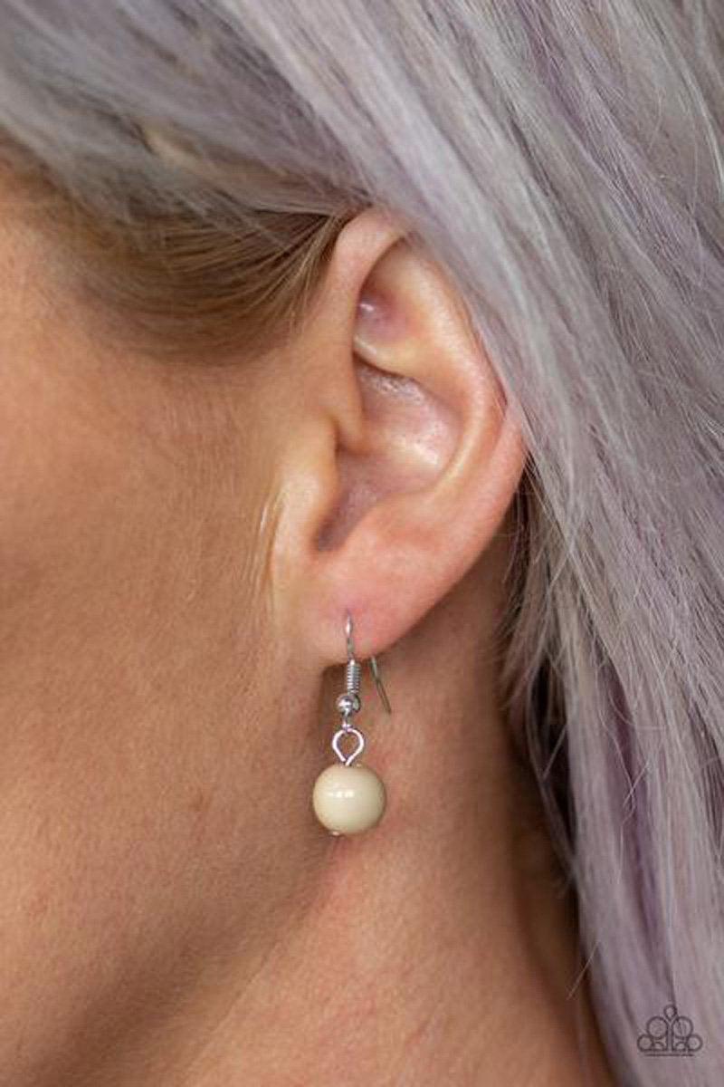 Wildland Wonderland Brown Necklace - Paparazzi Accessories - free matching earrings -CarasShop.com - Paparazzi Jewelry by Cara Jewels