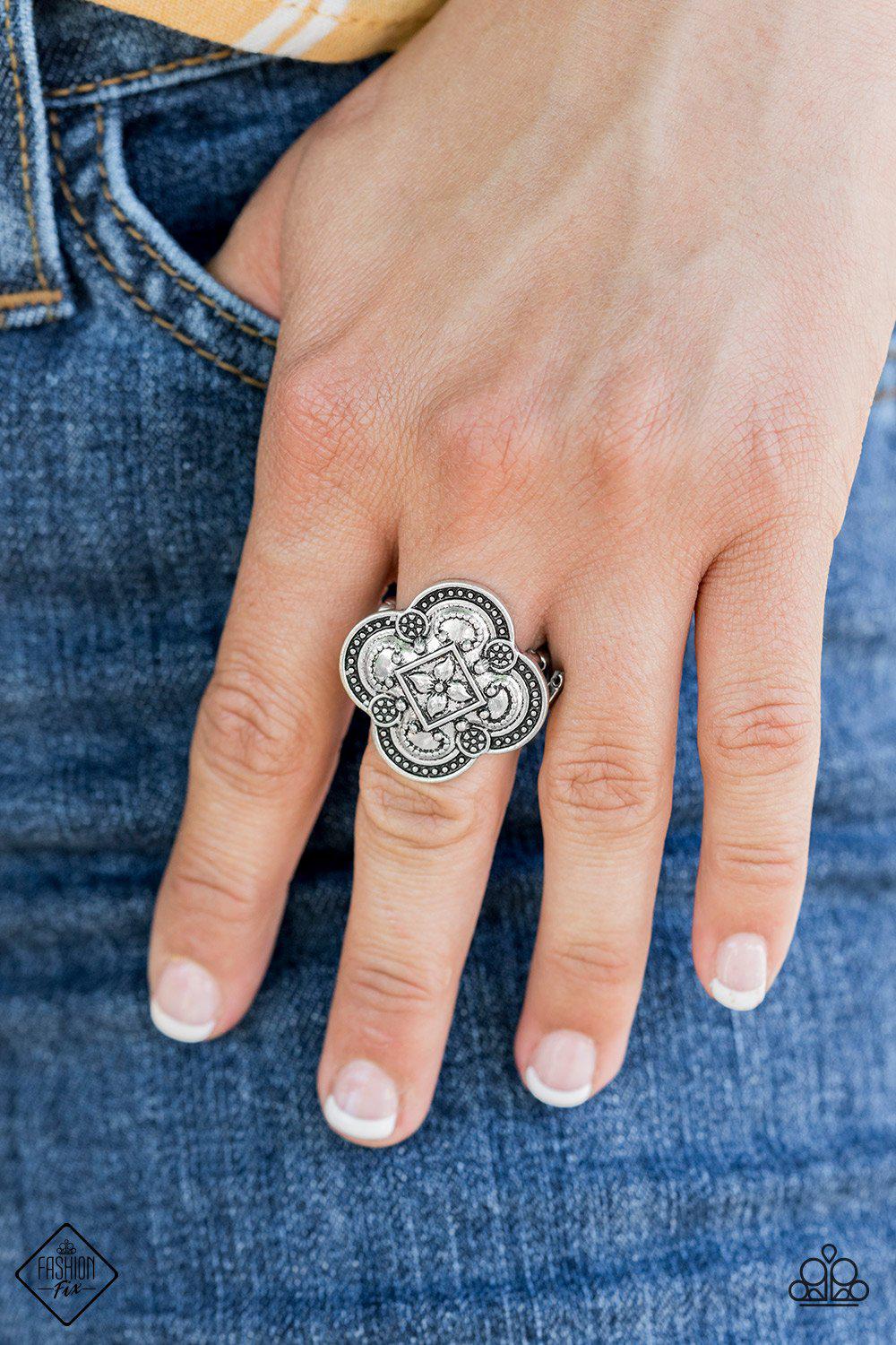 Your Royal Rogue-ness Silver Ring - Paparazzi Accessories- lightbox - CarasShop.com - Paparazzi Jewelry by Cara Jewels